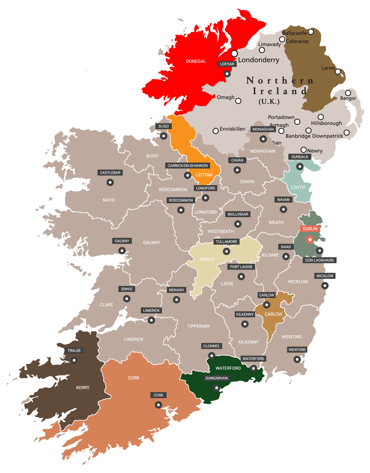 MAP-IRELAND